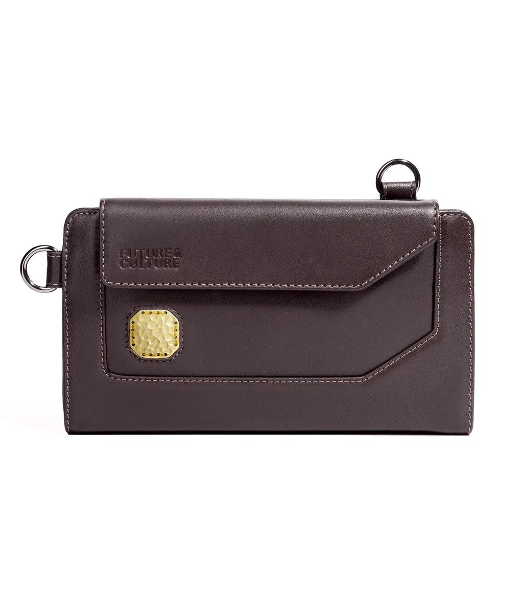 One10 - Companion Sling Bag Clutch I Brown