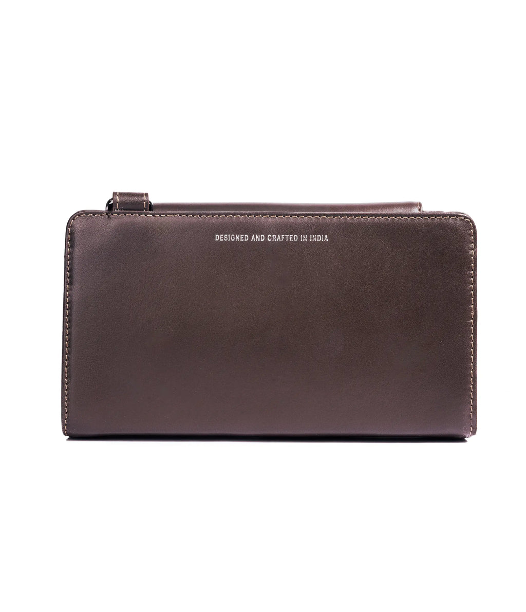 One10 - Companion Sling Bag Clutch I Brown