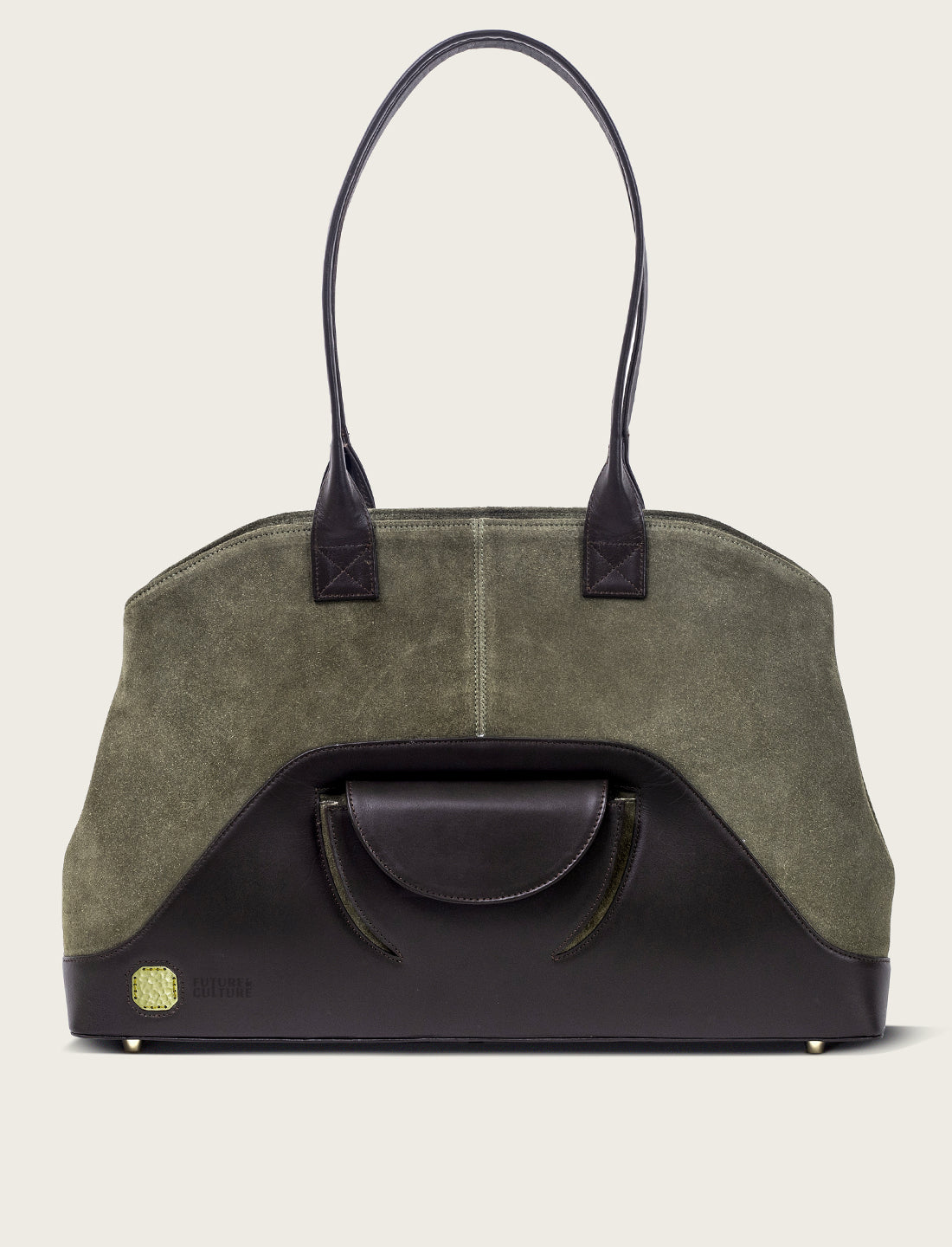 One11 - Large tote bag in supple Leather & Suede