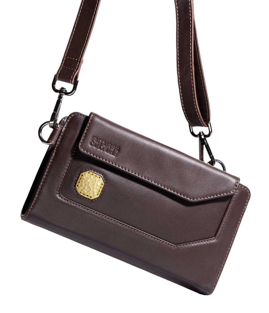 One10 - Companion Sling Bag Clutch I Brown
