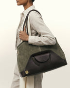 One11 - Large tote bag in supple Leather & Suede